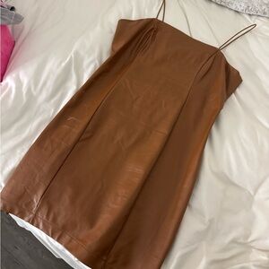Latex Brown Dress
